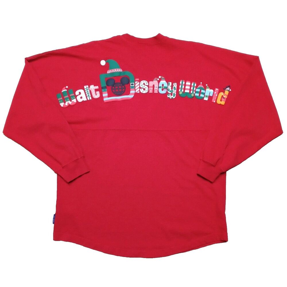 Walt Disney World Spirit Jersey Christmas Size Medium Holiday Character Logo